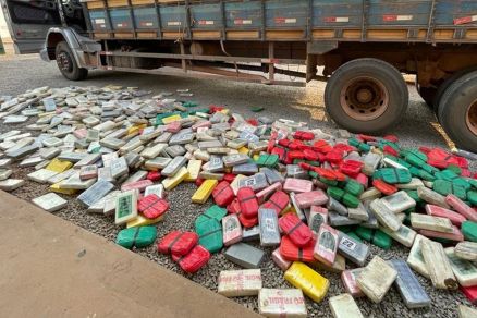 Gefron apreende maior carga de cocaína da história na fronteira