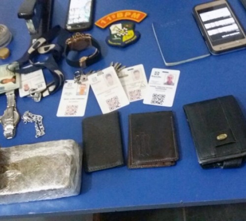 PM prende quatro homens tentando embarcar com droga em ônibus em Sinop