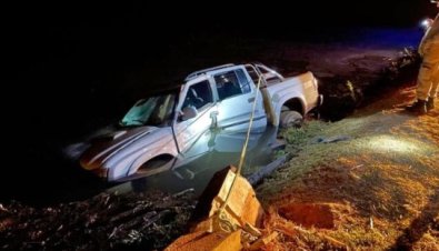 Homem deixa oficina para testar S10; cai em lagoa e morre afogado