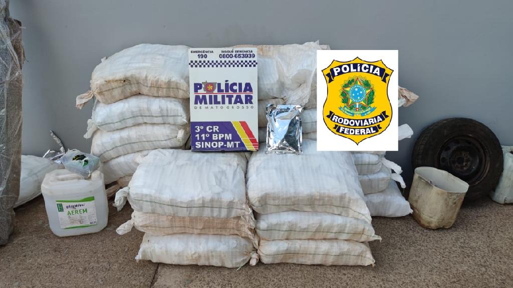 PM prende suspeitos com meia tonelada de defensivos agrícolas