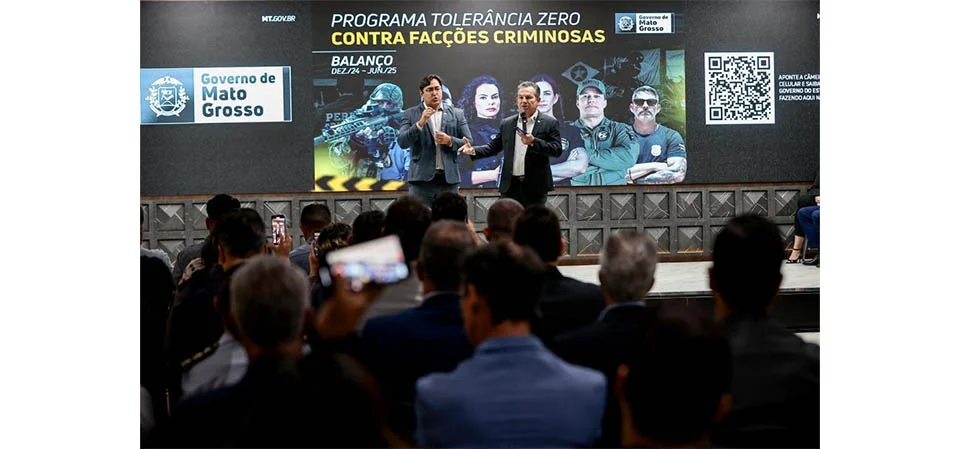 Tolerância Zero derruba criminalidade, fortalece Sistema Prisional e reforça segurança pública em MT