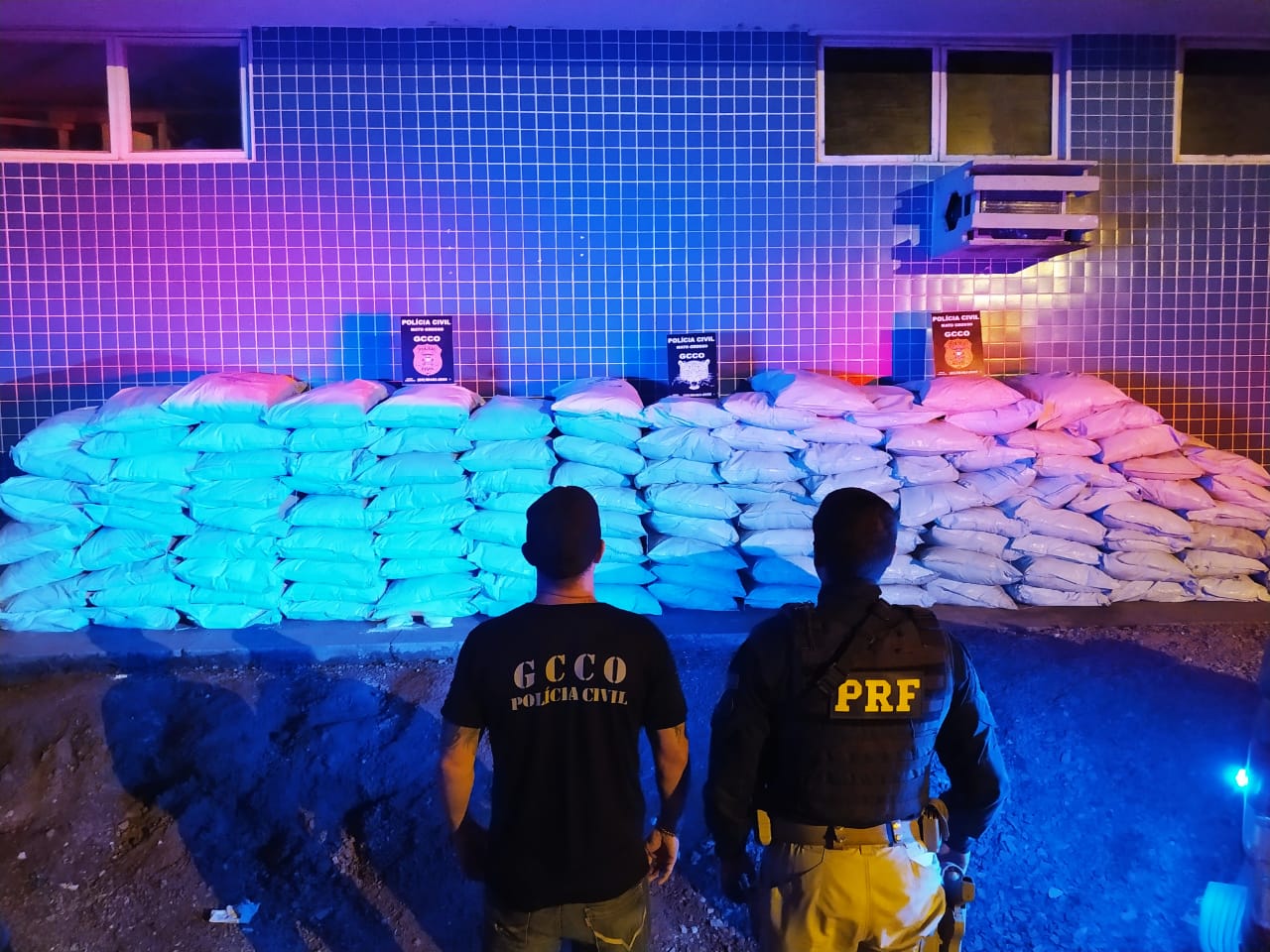 Polícia Civil e PRF apreendem 3,1 toneladas de defensivos contrabandeados