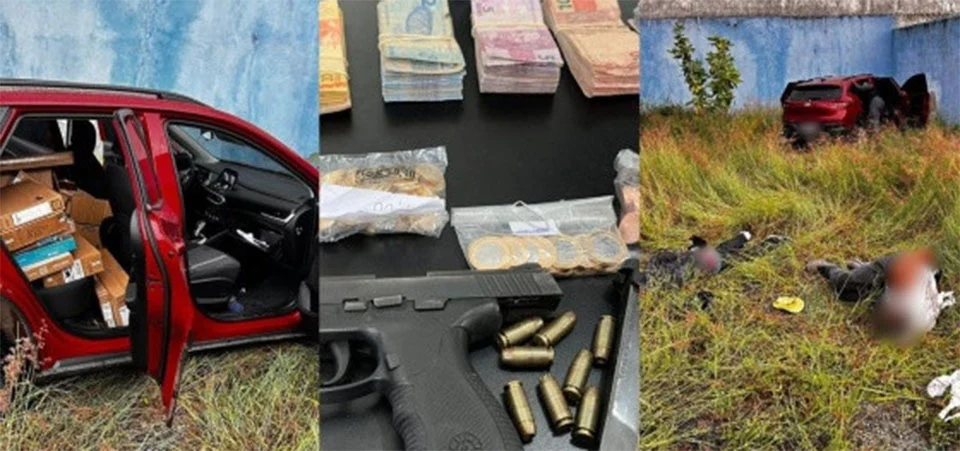 Bandidos sequestram gerente e tentam furtar loja; 3 são presos