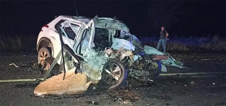 Motorista morre em colisão com ônibus na MT-130; vítima teve a cabeça arrancada