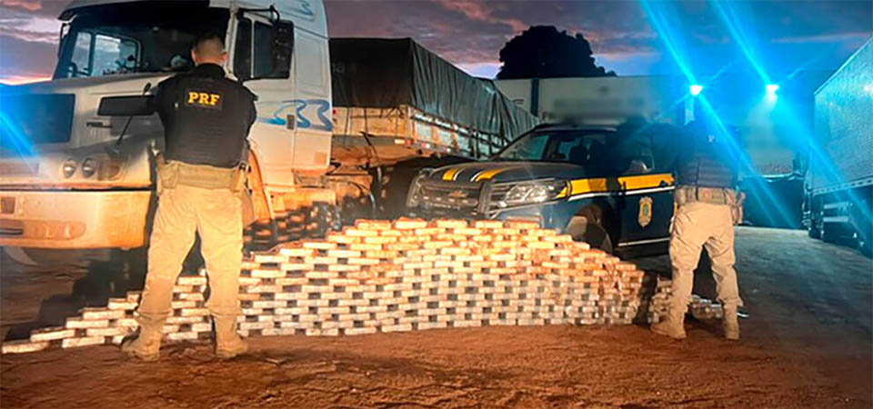 Preso caminhoneiro transportando 210 quilos de cocaína em tanque de combustível