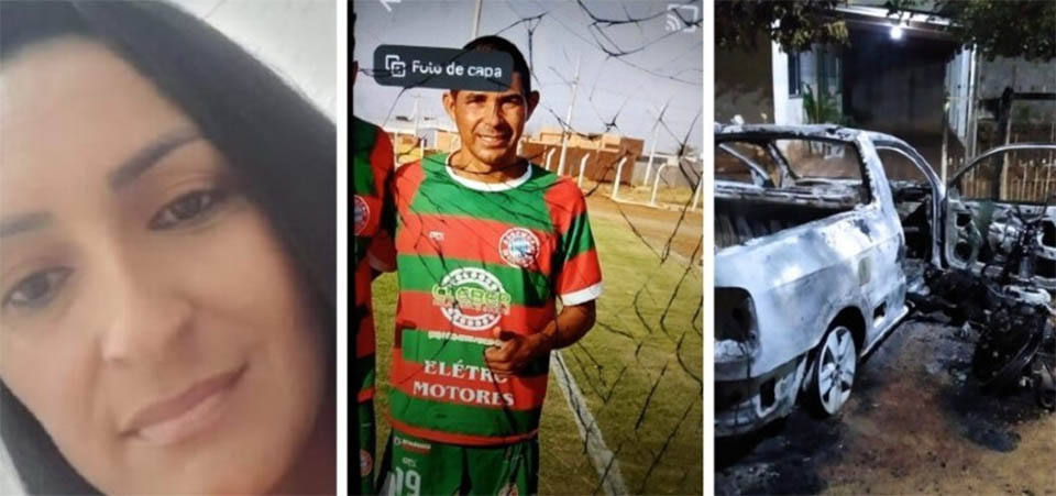Homem se entrega após matar ex-esposa, o atual namorado e queimar corpos