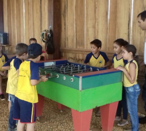 Itanhangá: crianças de escola visitam a Policia Militar