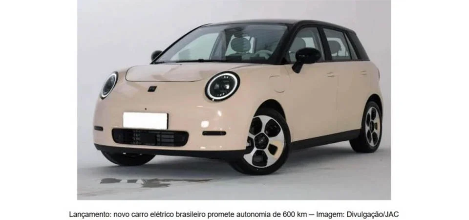 Lançamento: novo carro elétrico brasileiro promete autonomia de 600 km