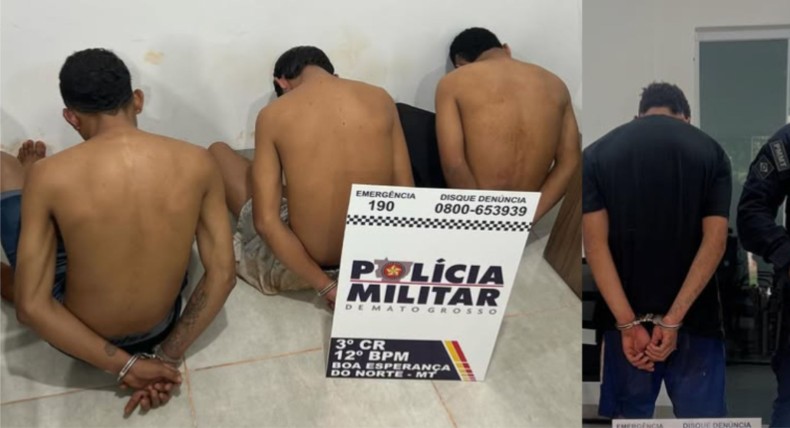 Operação da PM desarticula grupo de tráfico e apreende drogas em coqueiro