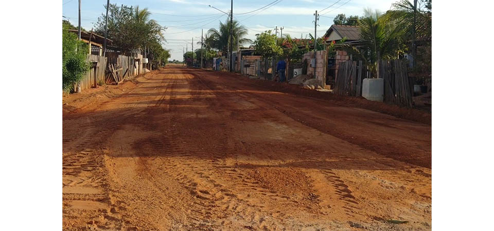 Itanhangá: Começam as obras de asfaltamento do bairro Cidade Alta