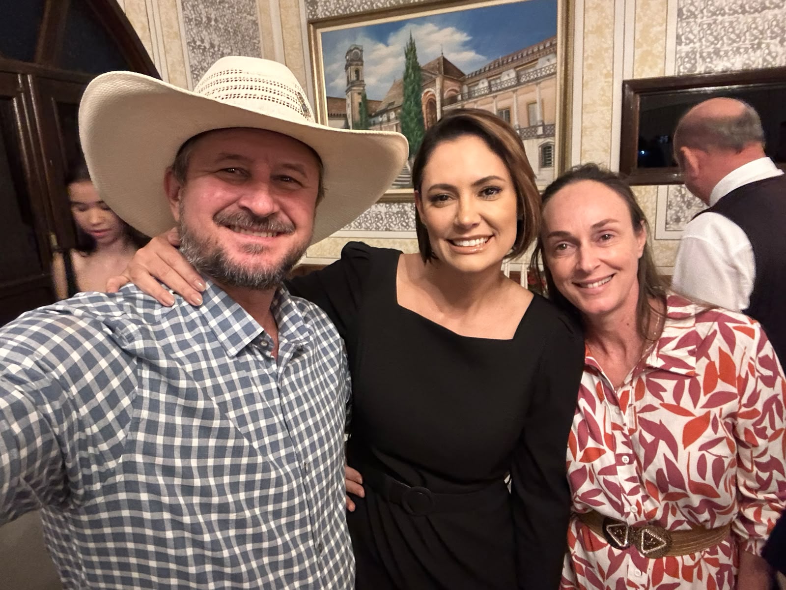 Michelle Bolsonaro declara apoio a Gilberto Cattani e destaca defesa do produtor rural e da família