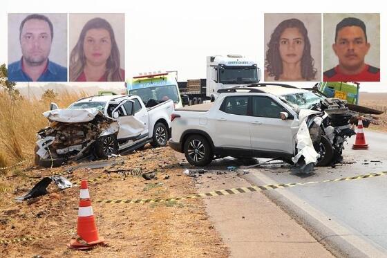 Sobe para cinco o número de vítimas do acidente envolvendo dois veículos na BR-163