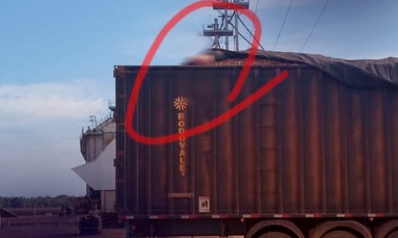 Nova Maringá: Caminhoneiro morre eletrocutado após caminhão encostar em rede elétrica