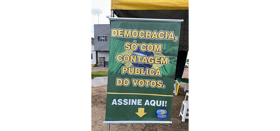 Contagem pública de votos: Assine e apoie esse movimento em prol da democracia