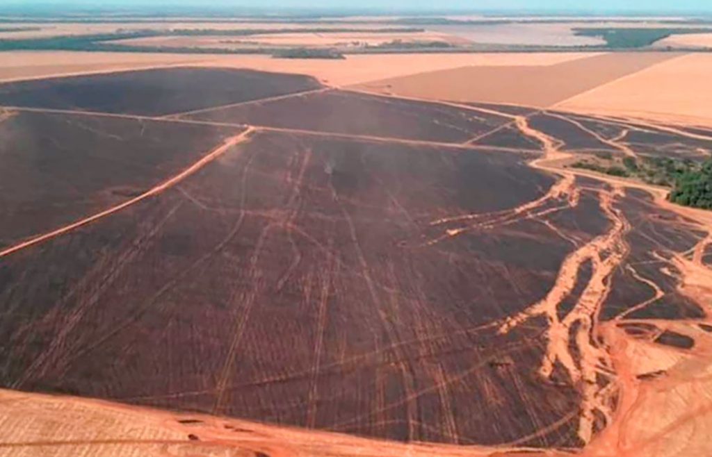 Tapurah: Tratores são destruídos pelo fogo em lavoura de milho
