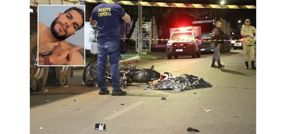 Motociclista morre ao colidir em traseira de carreta estacionada