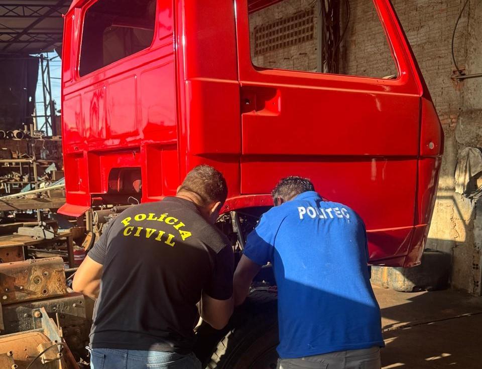 Polícia Civil deflagra operação contra grupo voltado ao furto e receptação de módulos de caminhão