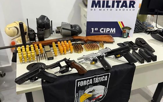 Grupo armado invade fazenda, expulsa caseiro e oito são presos pela Força Tática