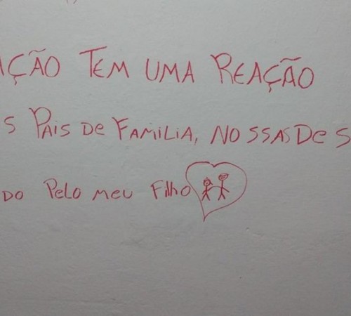 Após assalto, ladrão deixa mensagem de desculpa em parede: ‘Faço tudo pelo meu filho’