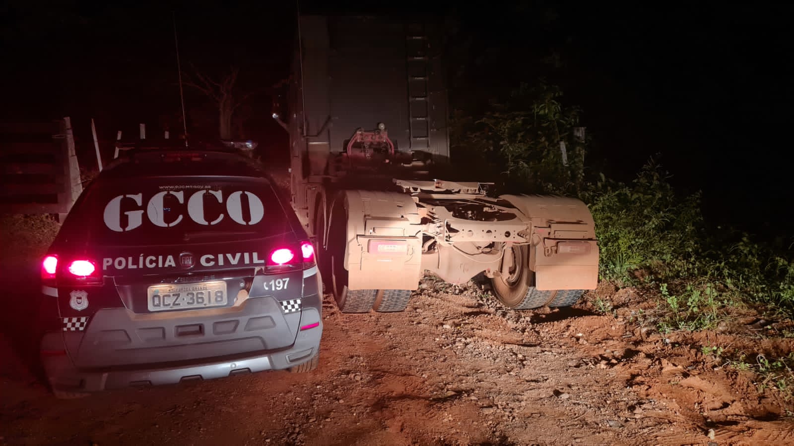 Tapurah: Polícia Civil prende em flagrante suspeitos de roubo a caminhão e carga de soja