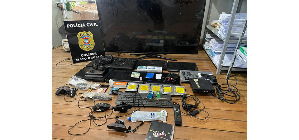 Dezenas de aparelhos eletrônicos são recuperados pela Polícia Civil
