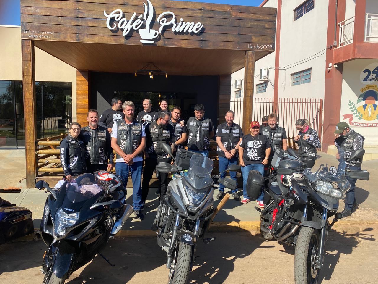 Insanos Moto Clube de Sorriso visita Itanhangá em passeio pela região. Fotos