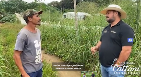Itanhangá: Deputado Cattani visita a “horta“ e diz que providencias serão tomadas. Vídeo