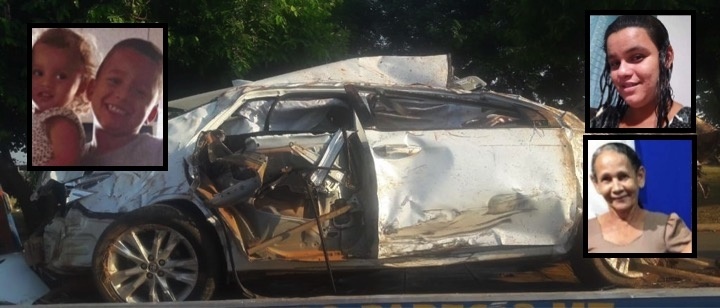 Campo Novo: Acidente entre dois carros mata seis pessoas