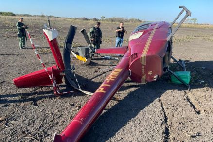Bombeiro confessa que pilotava helicóptero carregado de droga