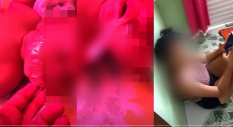 Mãe cola fita na boca de bebê para não ouvir choro