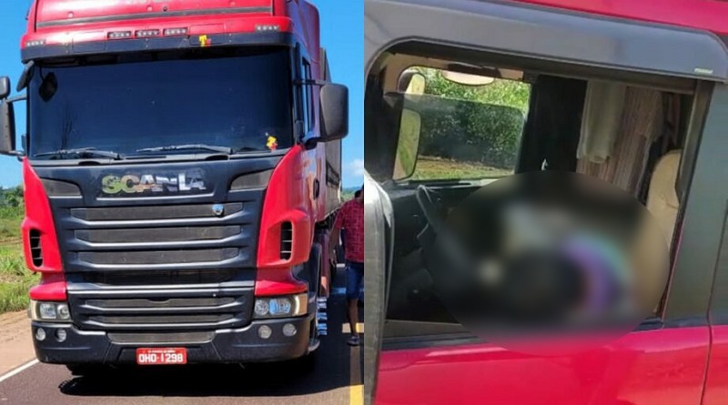 Em ultrapassagem caminhão quebra retrovisor de carreta e motorista é morto a tiro