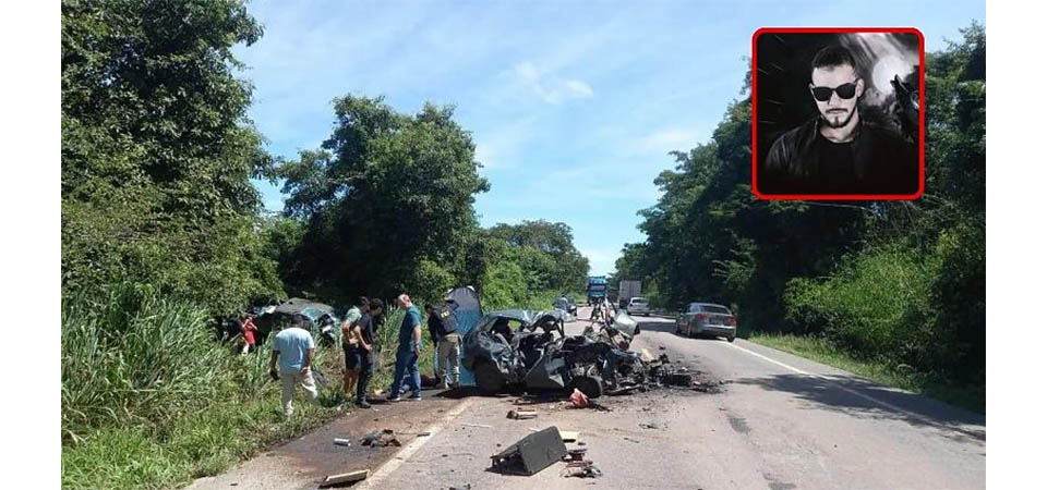 Batida entre Uno e RAM mata DJ de 27 anos na BR-174