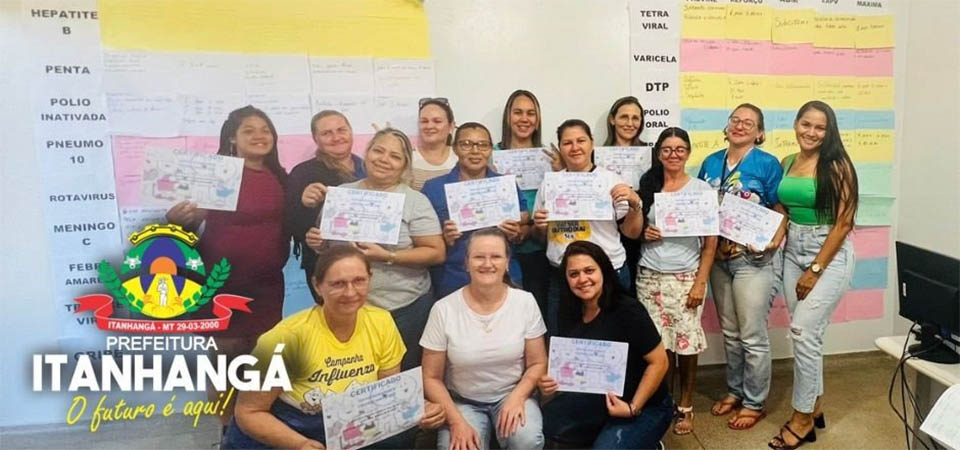 Itanhangá: Agentes Comunitários de Saúde recebem capacitação sobre calendário vacinal