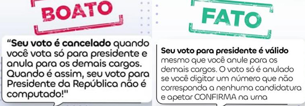 Voto não é invalidado se eleitor votar em um só cargo e optar por branco ou nulos nos demais