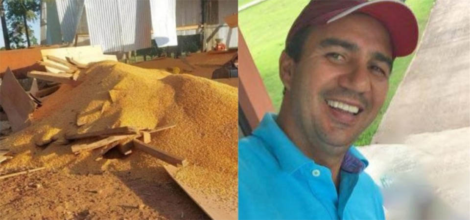 Brasnorte: Empresário morre soterrado por caixa de milho