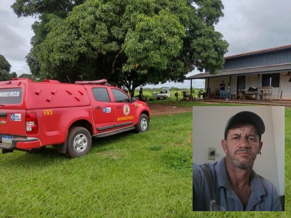 Brasnorte: Homem é encontrado morto amarrado em barra de ferro em rio