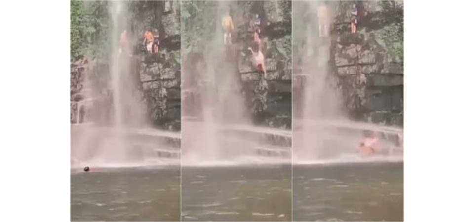Menor morre ao escorregar de cachoeira e bater a cabeça